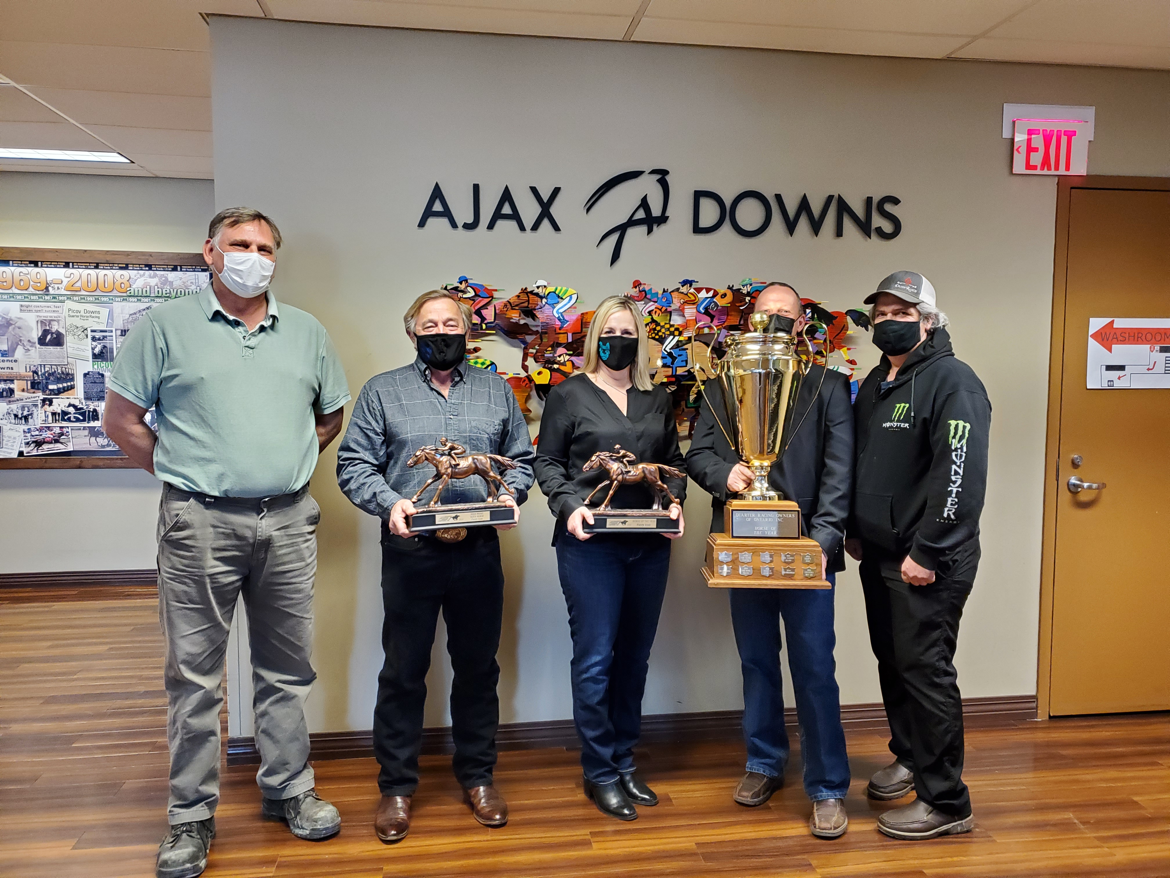 Ontario sired and bred Fiesty Icon Named 2020 Quarter Horse of the Year at Ajax Downs