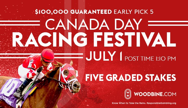 Canada Day Racing Festival: Features Five Graded Stakes