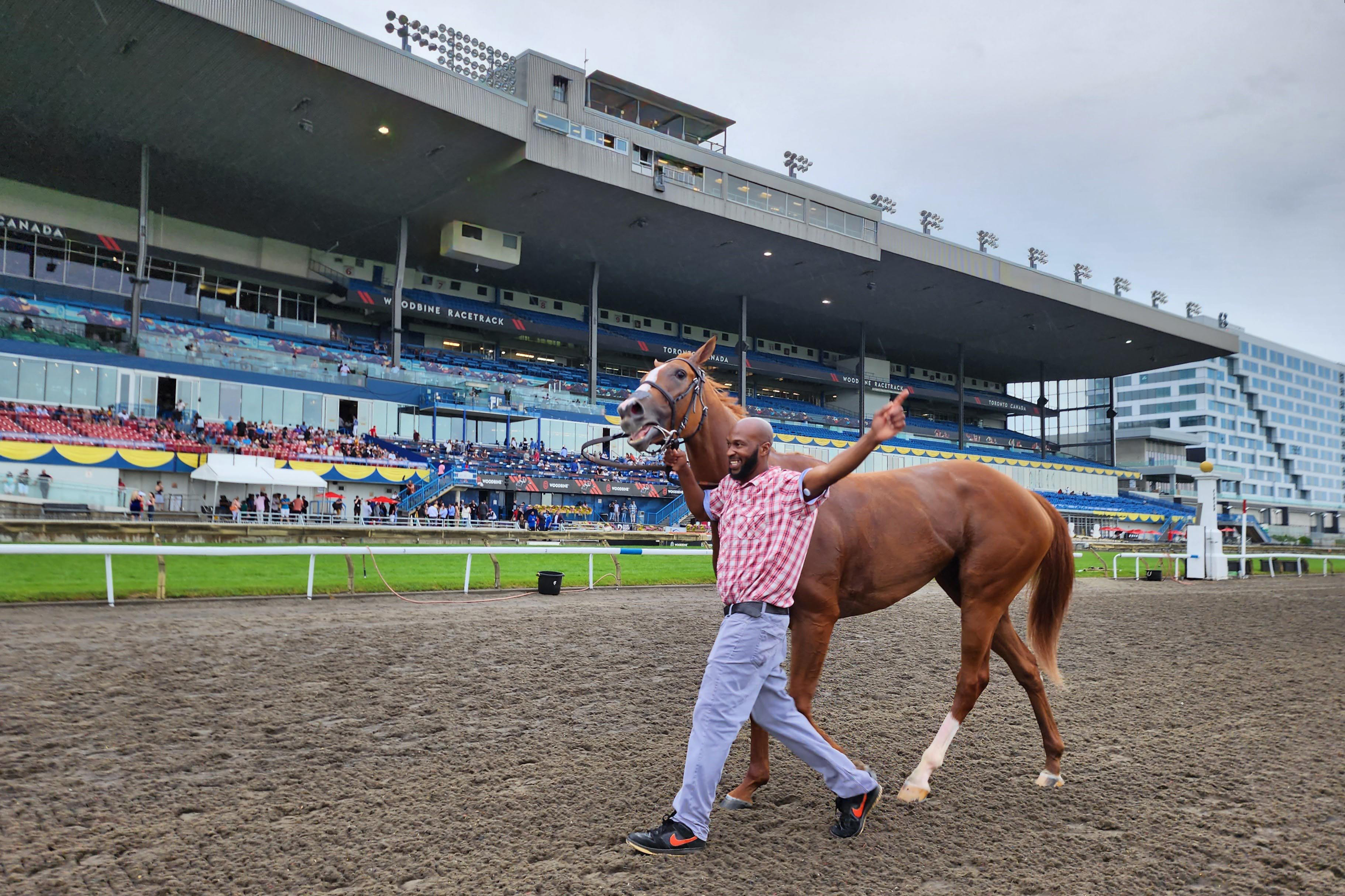Elysian Field Triumphs in the 2023 Woodbine Oaks