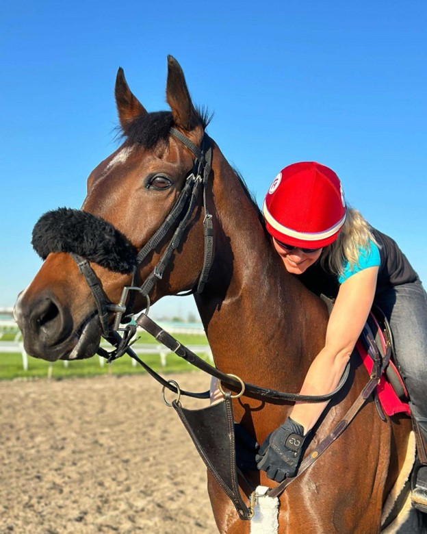 Moira and her companion Korina McLean (photo courtesy of Korina McLean)