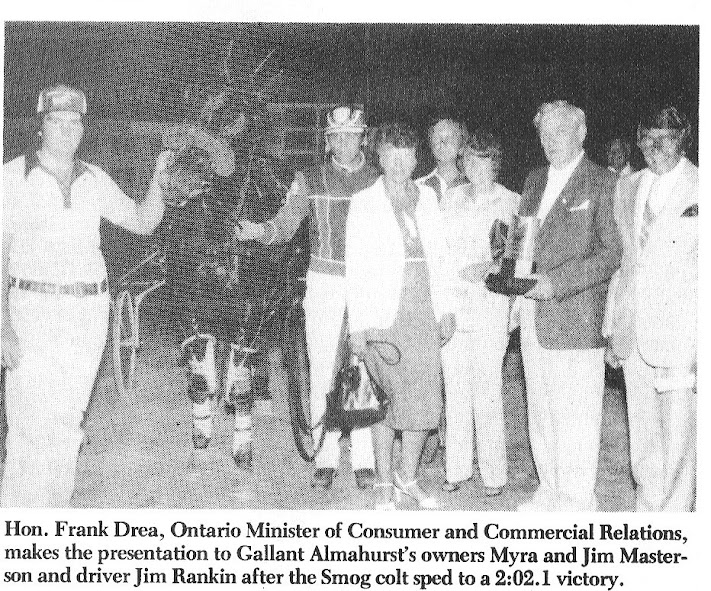 On the far right is Charles Juravinski of Flamboro Downs