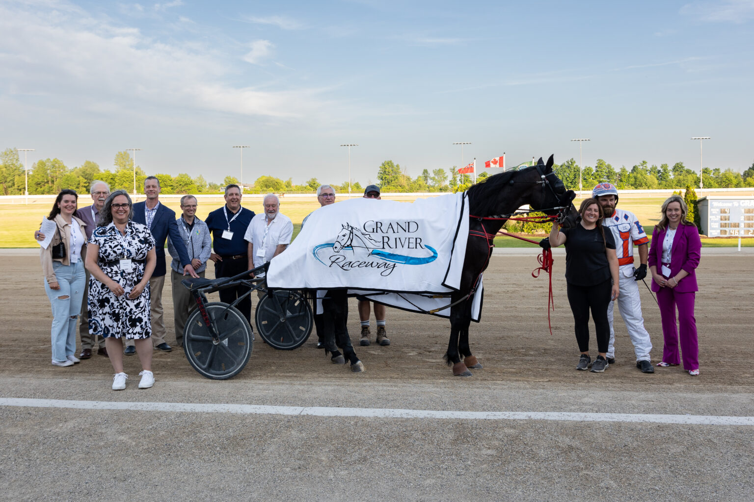 Grand River Raceway Celebrates Opening of New 5/8 Mile Racetrack