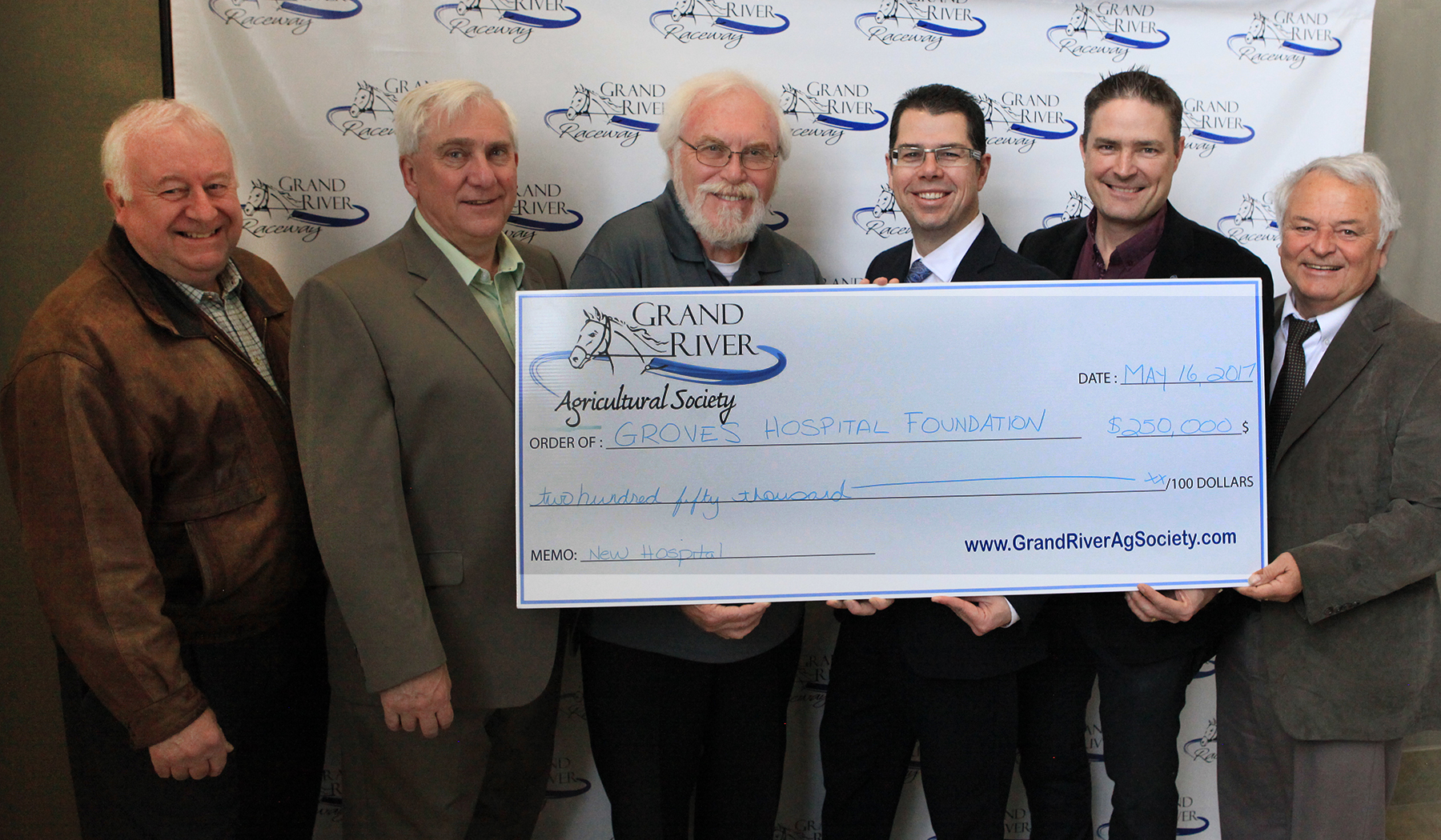 Grand River donates $250,000 to new hospital