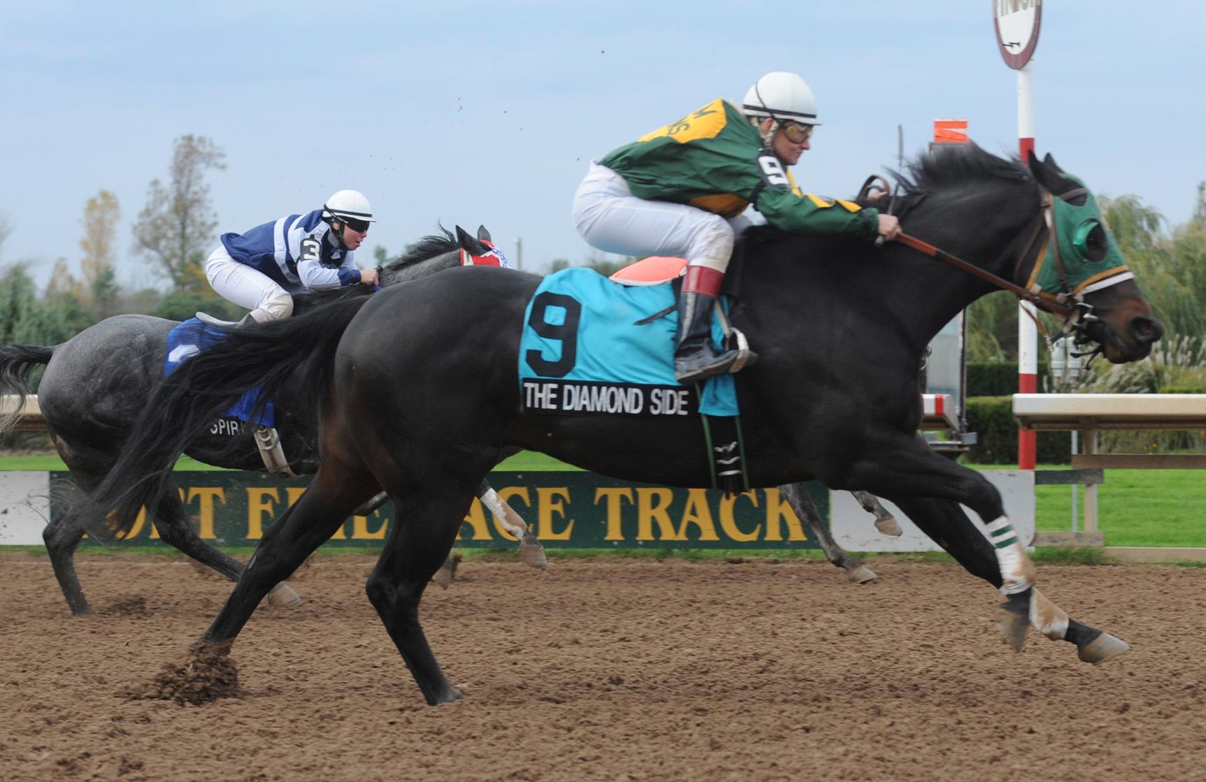 Erik Lehtinen and The Diamond Side: Friday's Quarter Horse For the Love of Racing