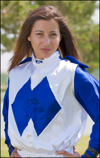 Jockey Melanie Pinto