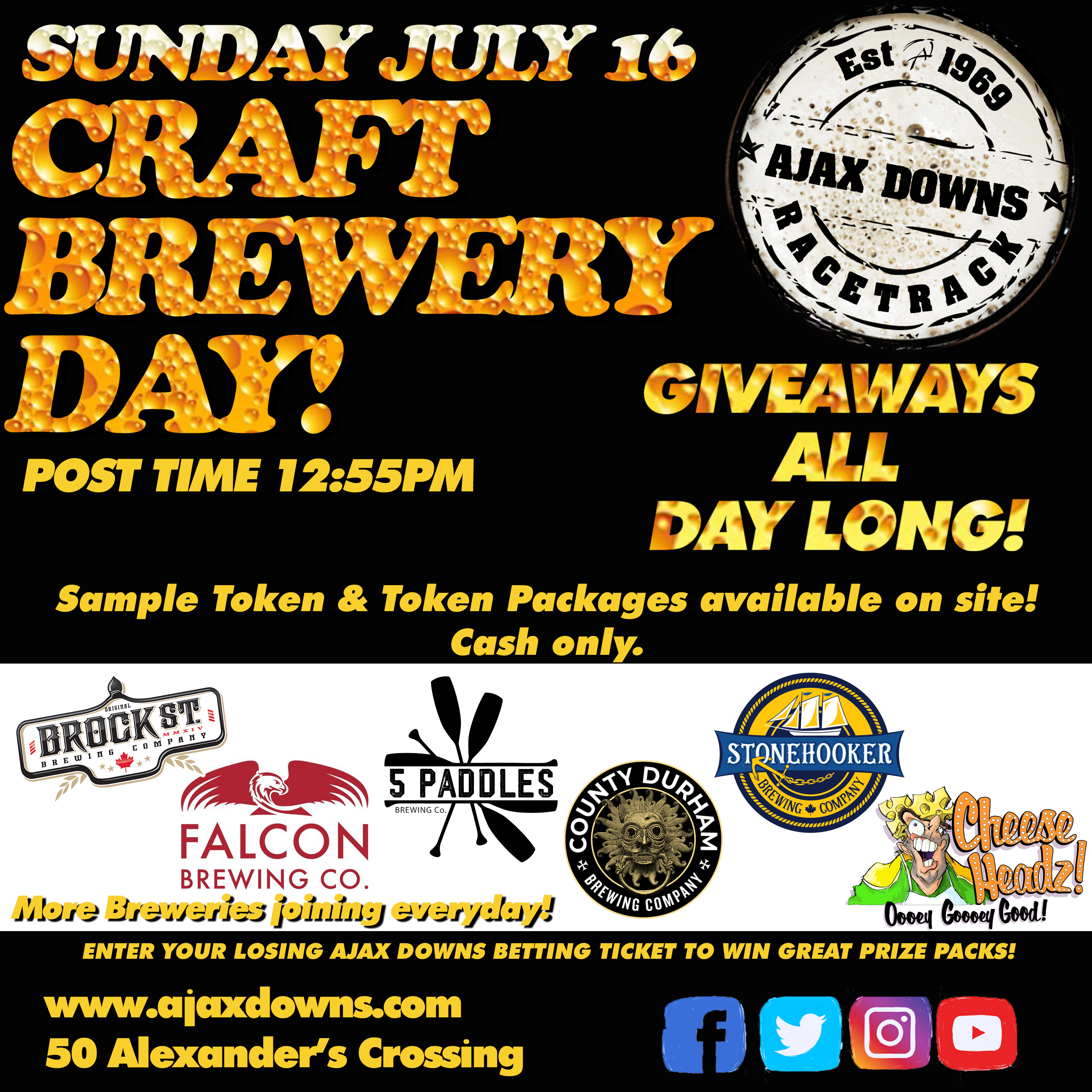 Craft Brewery Day and Champion Had To Be Ivory this Sunday!