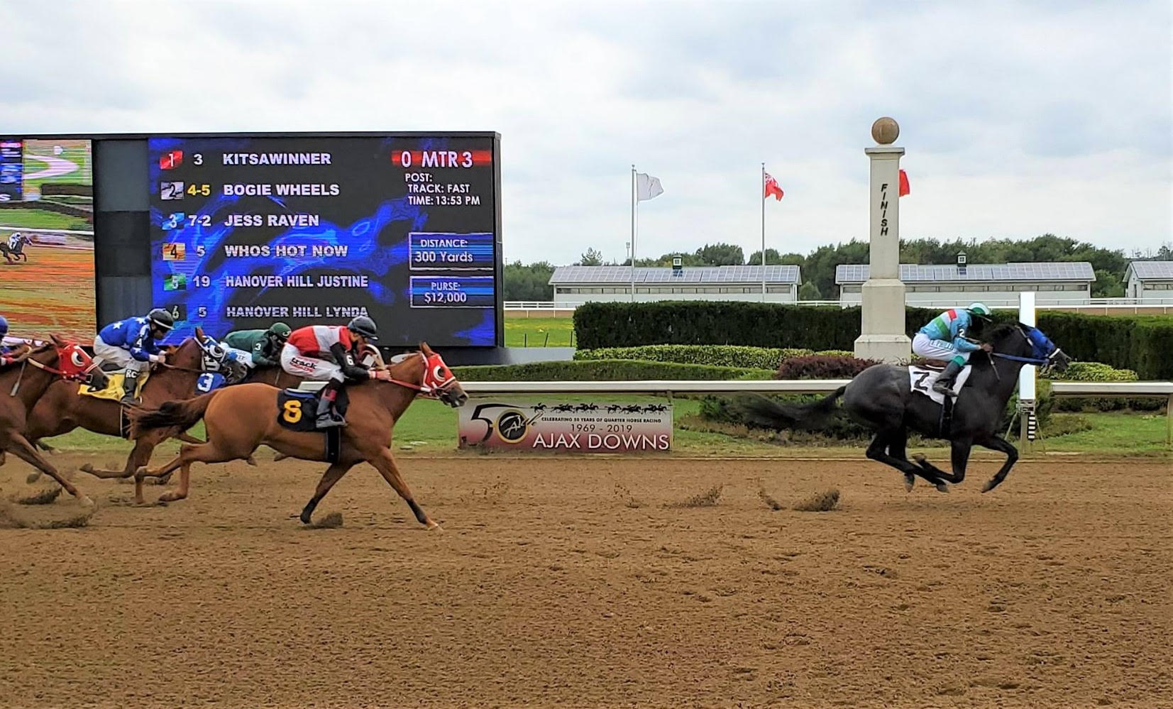 Bogie Wheels Looks to Speed Away in the $60,000 Ontario Sired Futurity Monday at Ajax Downs